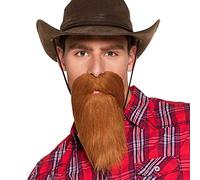 BOLAND 01844 Barba Cowboy, disfraz, One size , color/modelo surtido