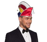 Boland 02001 - Sombrero de Comité para Adultos, Multicolor, Gorra, Accesorio, Disfraz, Carnaval, Fiesta de Lemas