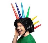 Boland 02805 - Casco hinchable con pinchos, 52 cm, juguete acuático, decoración, decoración para fiesta de piscina y fiesta temática, accesorios para disfraces de carnaval