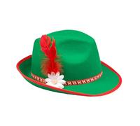 Boland 04034 - sombrero adulto Tirol, tamaño de la unidad, verde (Paquete de 4)