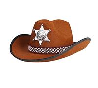 Boland 04107 Sombrero del sheriff de los niños, Tamaño único, marrón , color/modelo surtido