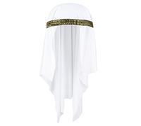 Boland 04273 - Sombrero Sheik Abdullah, tocado con velo, árabe, millonario, gorro, disfraz, carnaval, fiesta temática