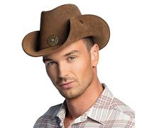 Boland 04352 - sombrero adulto Nevada, cuero sintético, tamaño de la unidad, marrón