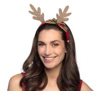 Boland - 13300 - Tiara Reno con Cornamenta, Diadema para el Pelo para Disfraces de Carnaval, Navidad y Carnaval, Accesorios de Disfraces