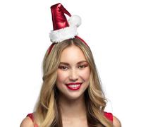 Boland - 13302 - Diadema sombrero de Navidad, diadema Papá Noel, accesorio para disfraces, fiesta temática, carnaval, JGA