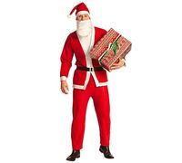 Boland 13411 - Disfraz adulto Santa Claus, ML, rojo