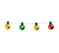 Boland 13447 - Guirnalda de luces led (140 cm, 2 pilas AA, decoración), diseño de campanas navideñas