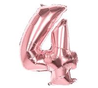Boland 22044 Globo Número '4 Rose Gold 86 cm