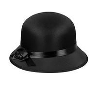 Boland 26758 - Sombrero para disfraz de adulto Charleston, talla única - 26.5 x 26 x 16 cm, color negro