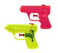 Boland 30774 - Pistola de Agua, 2 Unidades, tamaño 7,5 x 10 cm, plástico, jeringa de Agua, Pistolas, Juegos de Agua, Verano, cañones de Agua, Regalos, cumpleaños Infantiles