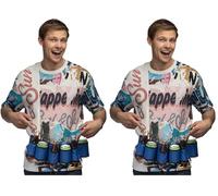 Boland 30864 - Cinturón para Bebidas, Botellas o latas, cinturón para Fiesta, Festival o excursión (Paquete de 2)