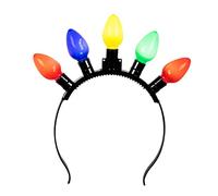 Boland 31201 Tiara de Fiesta LED Diadema con Iluminación Multicolor Adultos Tocado Bombillas Carnaval Carnaval Carnaval Fiesta Temática Halloween