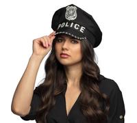 Boland 33009 - Gorra policía, tocado, accesorio para disfraces, accesorio para disfraz de policía, carnaval, JGA o fiesta temática