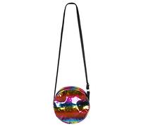 Boland 36011 - Bolso bandolera Holo, tamaño 20 cm, diseño de arcoíris, accesorios, bolso, festival, fiesta temática, Karenval