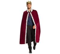 Boland 36105 - Abrigo Majestad Majestad 140 cm Capa para Adultos Manta Felpa Duque Carnaval Carnaval Carnaval Fiesta Temática Halloween
