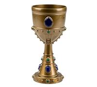 Boland 44042 - Copa Arthur, tamaño aprox. 18 cm, capacidad de llenado 25 cl, copa noble, rey, carnaval, halloween, disfraz, fiesta temática, disfraz