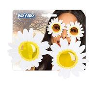 Boland 44542 - Gafas de fiesta Daisy para adultos, gafas con flores, gafas divertidas, margaritas, hippie, flower power, carnaval, fiesta de disfraces, fiesta temática