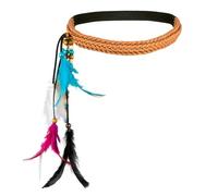 Boland Diadema para festival 44548 – con plumas para adultos, carnaval y Halloween