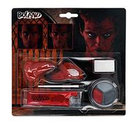 Boland 45082, Maquillaje, Kit de Diablo, Unisex adulto, Rojo, Talla única