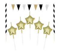 Boland 50364 - Decoración para tartas Party Time, adorno para tartas, decoración de cumpleaños, adorno para tartas, decoración de tartas, set de decoración