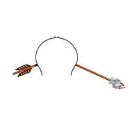 Boland 51021 - Tiara Nixe, 1 pieza, talla única, lentejuelas multicolor, 2 aletas de cola en diadema con felpa blanca, arco iris, sirena, joyas para la cabeza, accesorios, disfraz, disfraz.