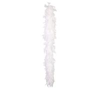 Boland 52612 - Boa de plumas, accesorio blanco, bufanda de los años 20, The great Gatsby, fiesta temática, carnaval