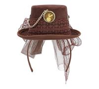 Boland 54577 - Diadema Steampunk con sombrero, tocado para adultos, festival, carnaval, fiesta temática y cosplay
