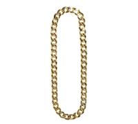 Boland 64306 - Collar Pimp, oro, bisutería, gángster, millonario, regalo, accesorio, disfraz, carnaval, lema fiesta