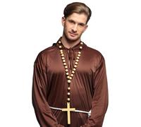 Boland 64349 - Collar con cruz para disfraces, fiesta tematica, Halloween o carnaval, sacerdote, pastor