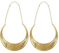 Boland 64423 - Collar Noble of the Nile Cadena Dorada Egipto Cleopatra Joyería de fantasía Carnaval Fiesta temática (Paquete de 2)