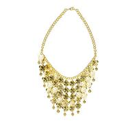 Boland 64476 - Collar Belly Dance Oro Joyería Moda Cadena Bailarina Vientre Bailarina Adivina Accesorios Disfraces Carnaval Fiesta Temática