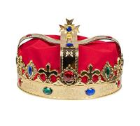 Boland 64557 Royal King, corona, emperador, reina, Ducado tocado, carnaval, Halloween, fiesta temática, teatro, escenario