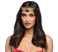 Boland - 64569 - Corona superheroína, diadema dorada, accesorio para disfraces, carnaval y fiestas temáticas