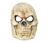Boland 72212 - Máscara Facial de Calavera con Pino, Color Blanco