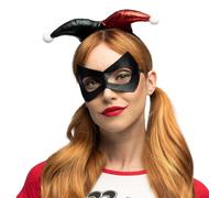 Boland - 72343 - Conjunto arlequín, diadema y antifaz, conjunto de disfraz para carnaval y Halloween, villana