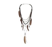 Boland - 72391 - Collar de sacerdote vudú, collar para disfraces, Halloween y carnaval, chamán, curandero