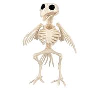 Boland 72406 - Esqueleto de pájaro de 20 cm de boca móvil, de plástico, decoración para Halloween, carnaval o fiesta temática