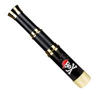 Boland - 74313 - Telescopio pirata, tamaño 18 a 32 cm, diámetro 4 cm, de plástico, telescopio extensible, bucanero, marinero, juguete, accesorio