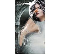 Boland 74503 - Nariz de bruja, mezcla de silicona y poliéster, nariz con verruga, con goma elástica, maquillaje, disfraz, carnaval, fiesta temática