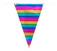 Boland 74738 - Guirnalda de banderines arcoíris Multicolor (6 m)