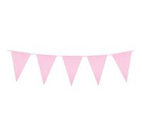 Boland - Cadena de bandera, longitud 10 metros, Cadena de bandera, guirnalda de plástiCo, deCoraCión Colgante, Carnaval, fiesta de disfraCes, Cumpleaños, guardería, disCoteCa