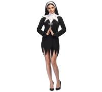 Boland 79213 - Disfraz de Monja Sangrienta para Adulto, Talla M, Disfraces de Carnaval de Mujer, Disfraz de Terror para Halloween o Carnaval