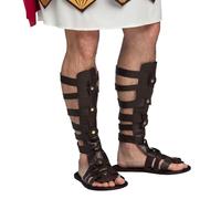 Boland 81987 - Sandalias romanas, talla M/L, zapatos para disfraces, accesorios, complementos para carnaval o fiestas temáticas