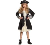 Boland 82282 - Disfraz infantil de pirata Tracy, para niñas de 10 a 12 años, aprox. 140-158 cm, sombrero, vestido, cinturón, disfraz de pirata, bucanero, fiesta temática, carnaval