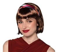 Boland 85101 - Peluca pin-up Bob Fisur con flequillo y diadema, pelo sintético para carnaval y cosplay, accesorio para disfraces de carnaval