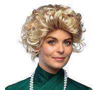 Boland 85746 - Peluca rubia, pelo corto sintético con rizos, accesorios para disfraces de carnaval, carnaval, fiesta temática