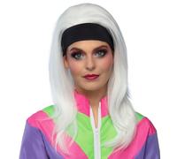 Boland - 85749 - Peluca Retro Babe, peinado de pelo sintetico para disfraces de carnaval, años 80, 90, disfraz, carnaval, fiesta tematica