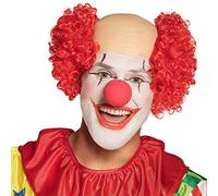 Boland 85986 - Peluca de payaso con media calva