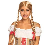 Boland 86117 - Peluca Heidi con trenzas trenzadas, pelo rubio artificial, fiesta popular, trenza, fiesta temática, carnaval