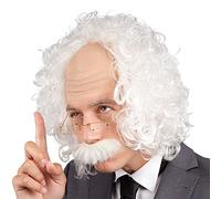 Boland Peluca Profesor 86358 – pelo sintético con bigote y gafas, disfraz abuelo